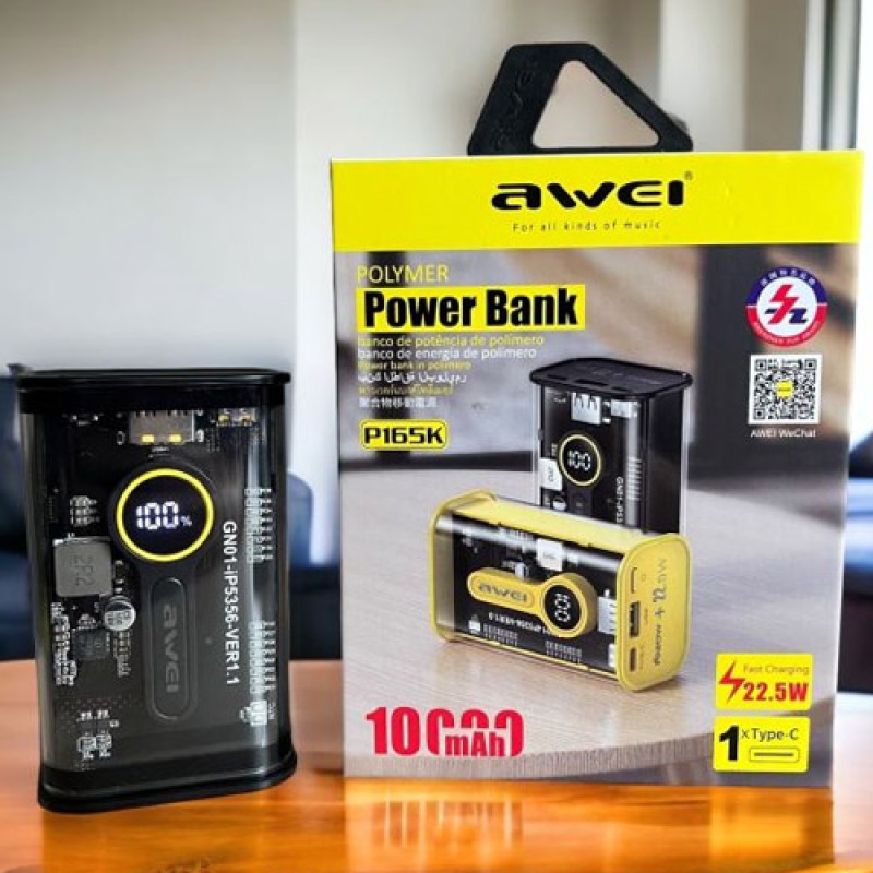 Awei P165K 10000mAh Power bank thumbnail 2