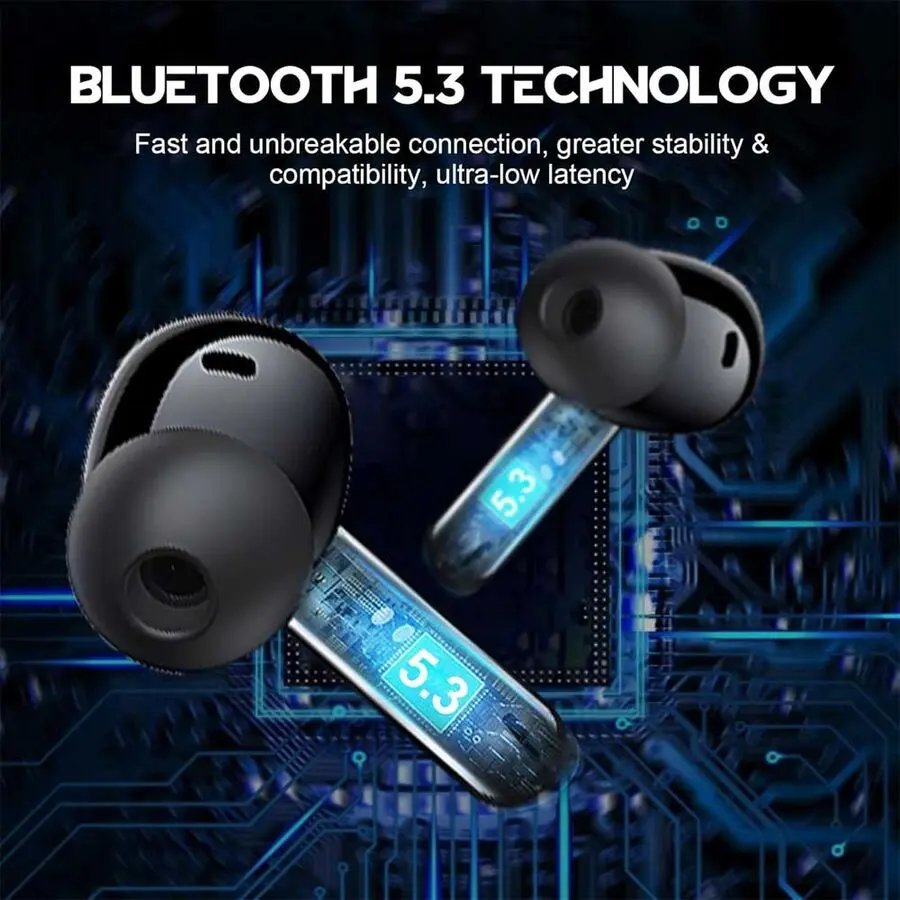 AWEI T52 ANC Wireless Bluetooth Earbuds – Black Color thumbnail 3