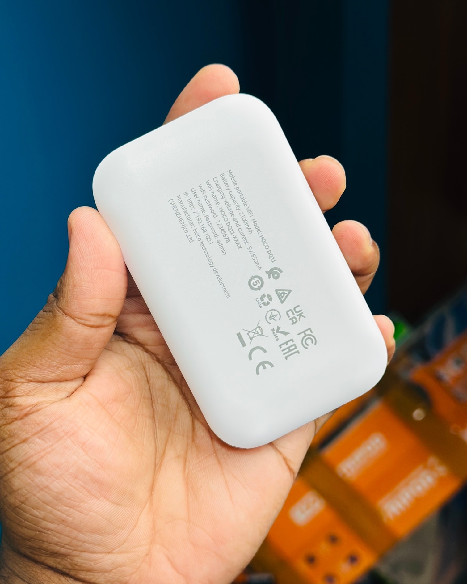 Hoco DQ11 4G Pocket Router WiFi 6 thumbnail 3