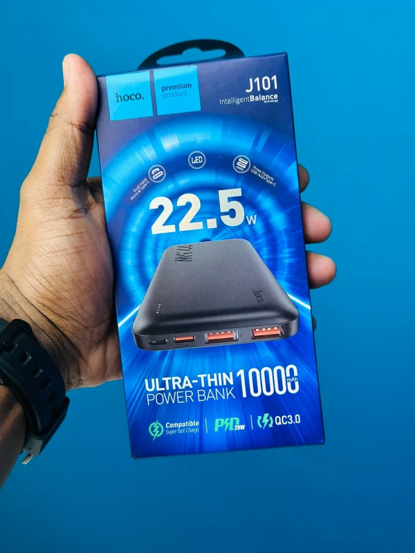 HOCO J101 10,000mAh 22.5W Power Bank thumbnail 4