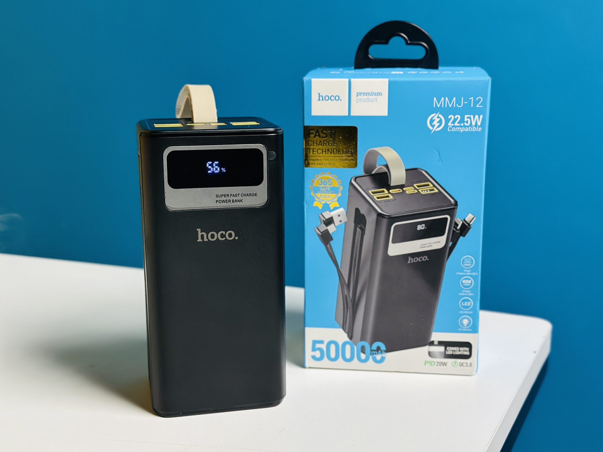 Hoco MMJ-12 50000mAh 22.5W Fast Charging Power Bank thumbnail 2