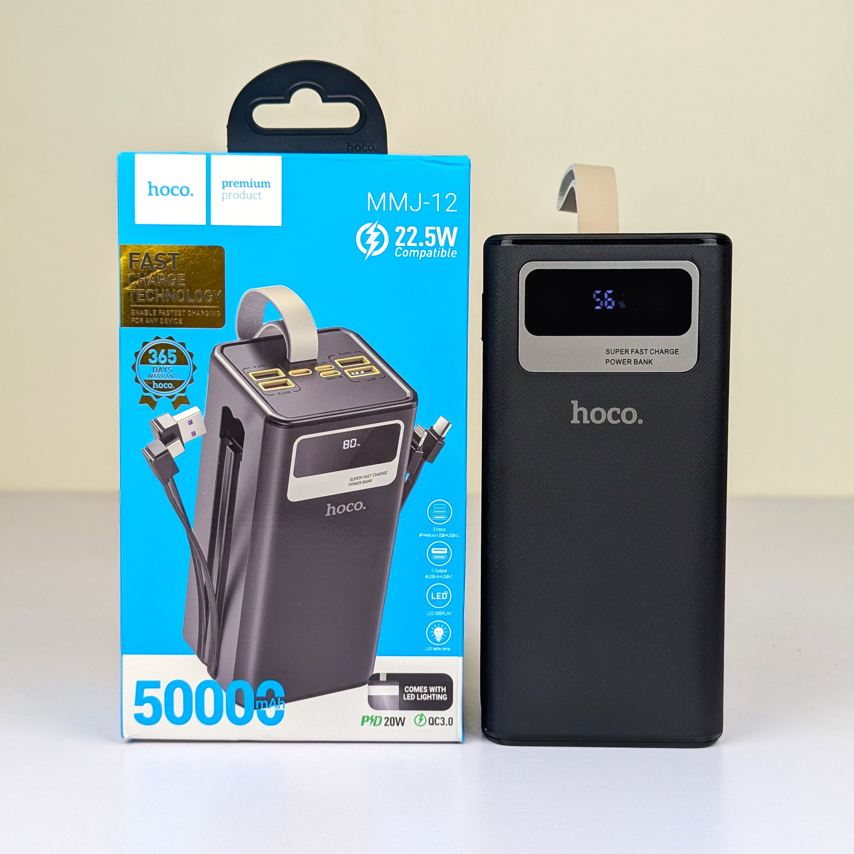 Hoco MMJ‑12 50000mAh Power Bank thumbnail 3