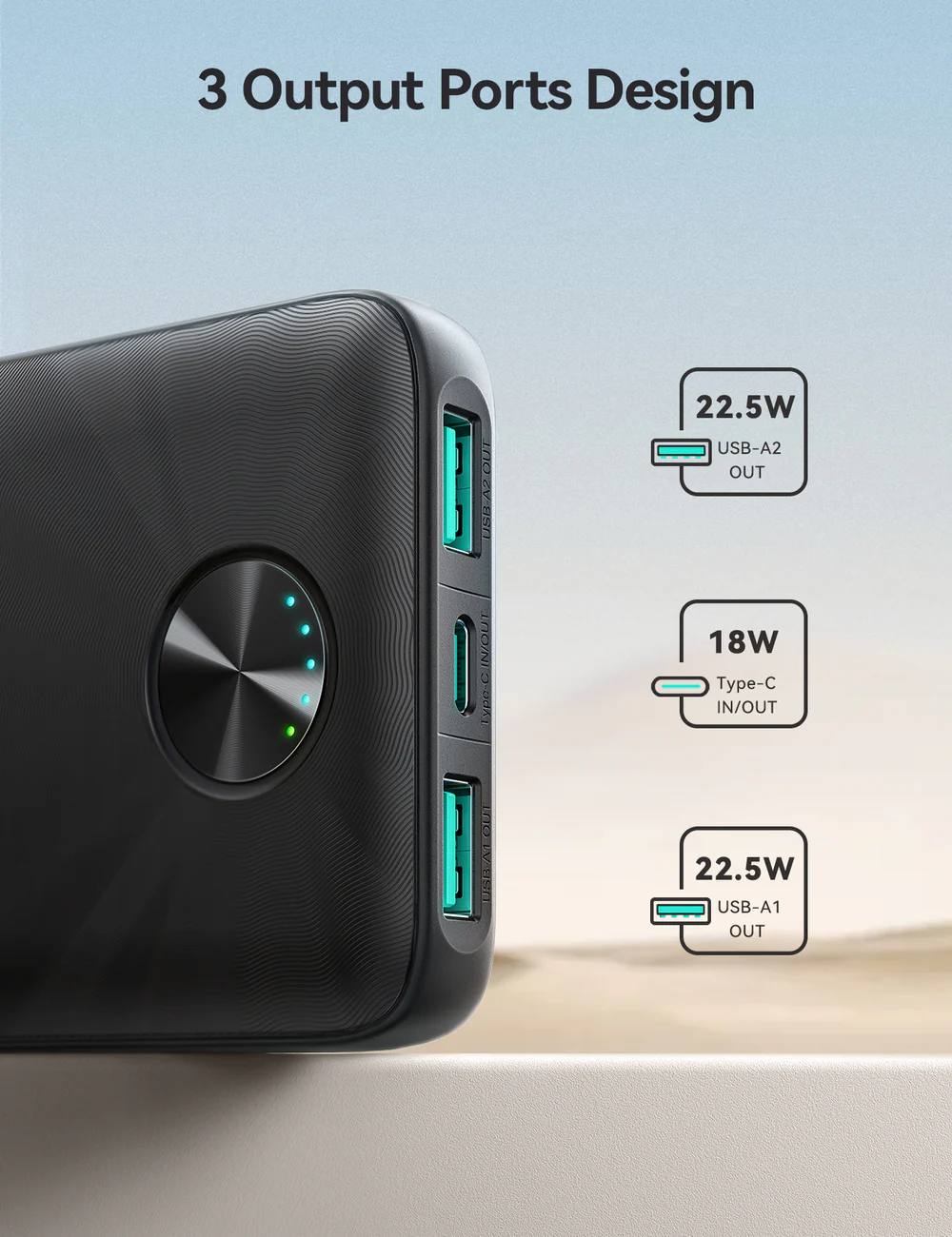 Joyroom JR-PBF15 22.5W 10000mAh Power Bank thumbnail 3