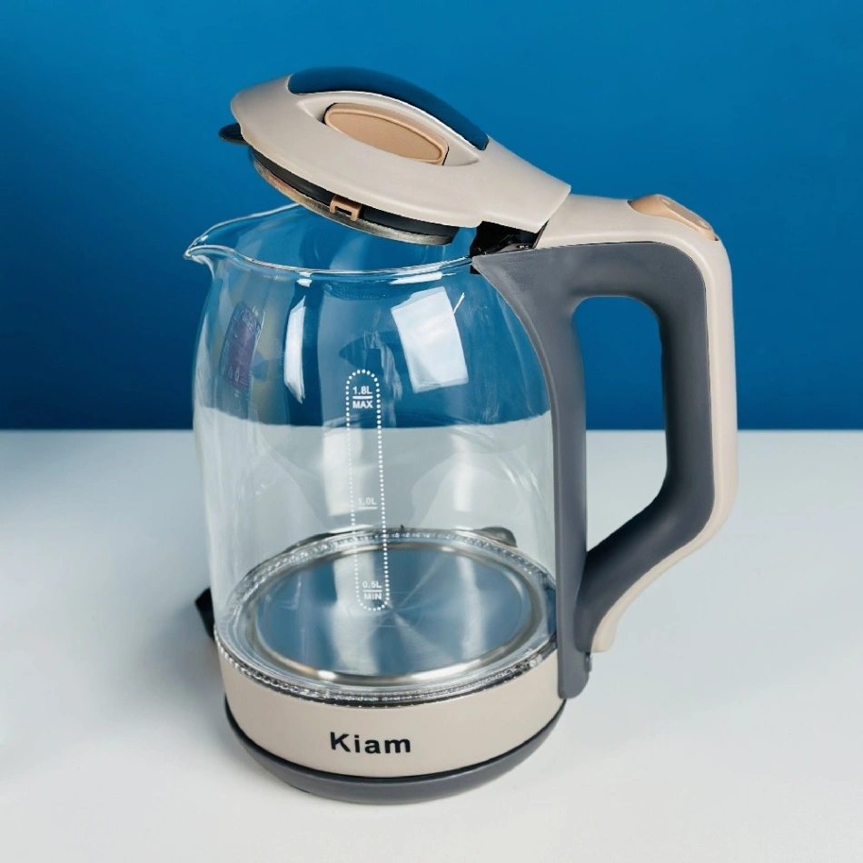 Kiam Electric Kettle BL002 Automatically turns Off – Automatic Over Heat Protection (1.8 L) thumbnail 3