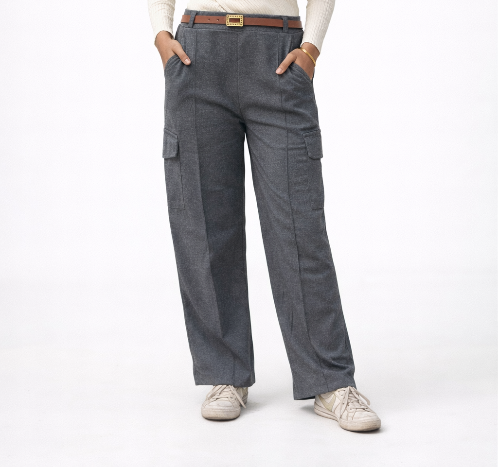 Premium Dark Grey Cargo Pant