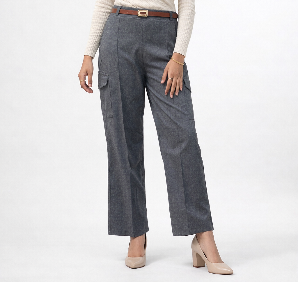 Premium Dark Grey Cargo Pant thumbnail 4