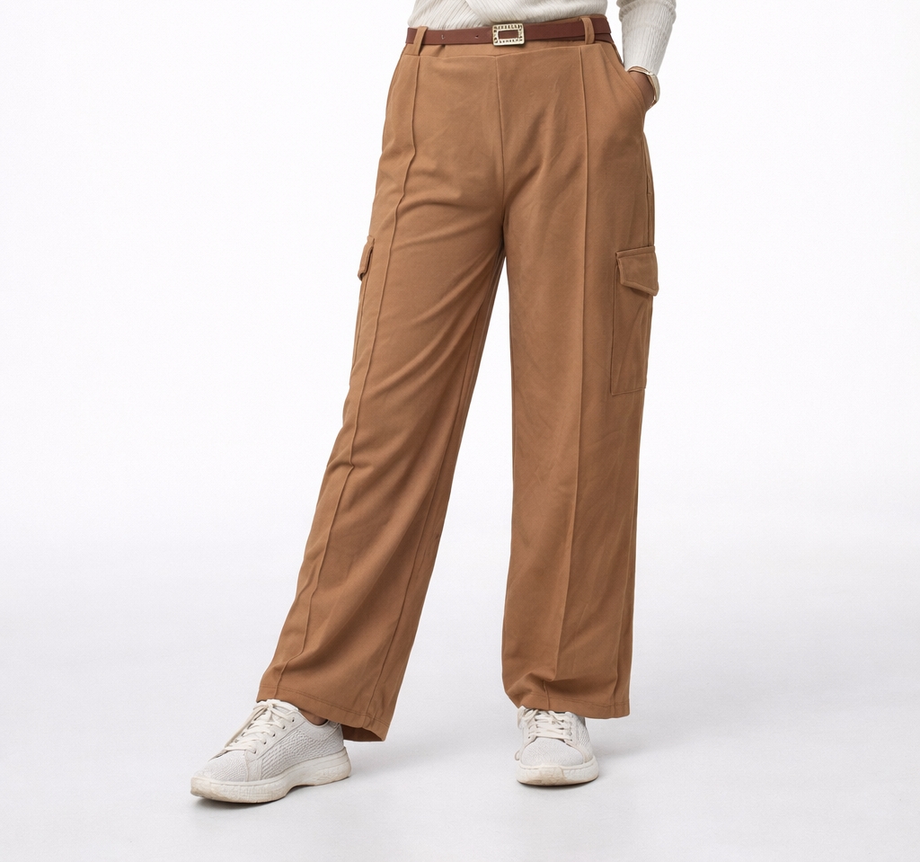 Premium light brown Cargo Pant thumbnail 3