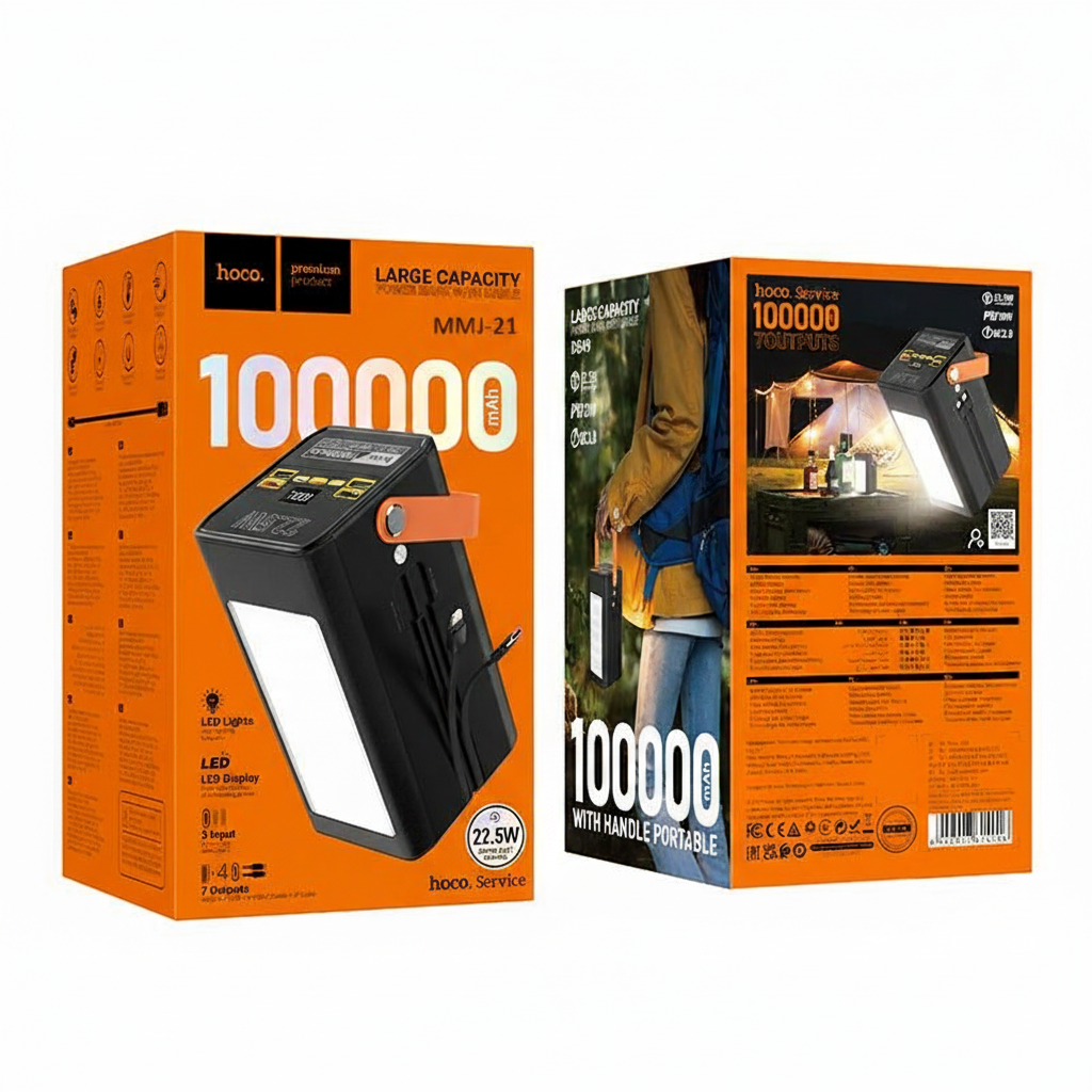 Hoco MMJ-21 22.5W 100000mAh Power Bank thumbnail 3