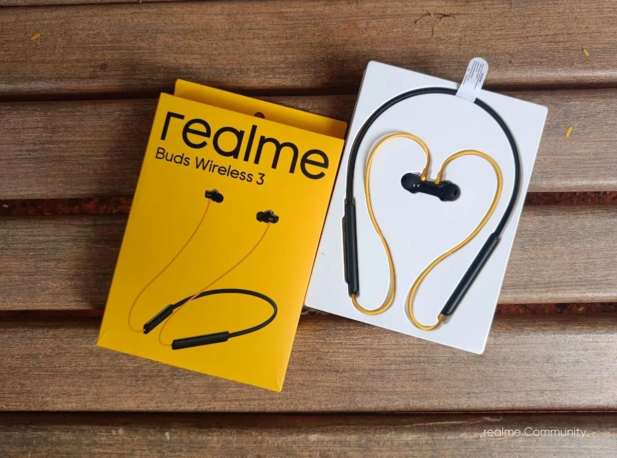 Realme Buds Wireless 3 – Bass Yellow thumbnail 2