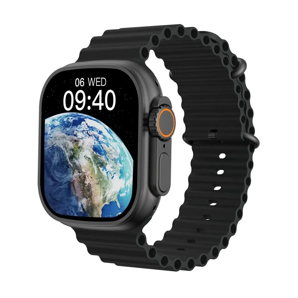 WiWu SW01 Ultra Bluetooth Calling Smart Watch (IP68, Sports Modes, 2.1″ HD IPS)