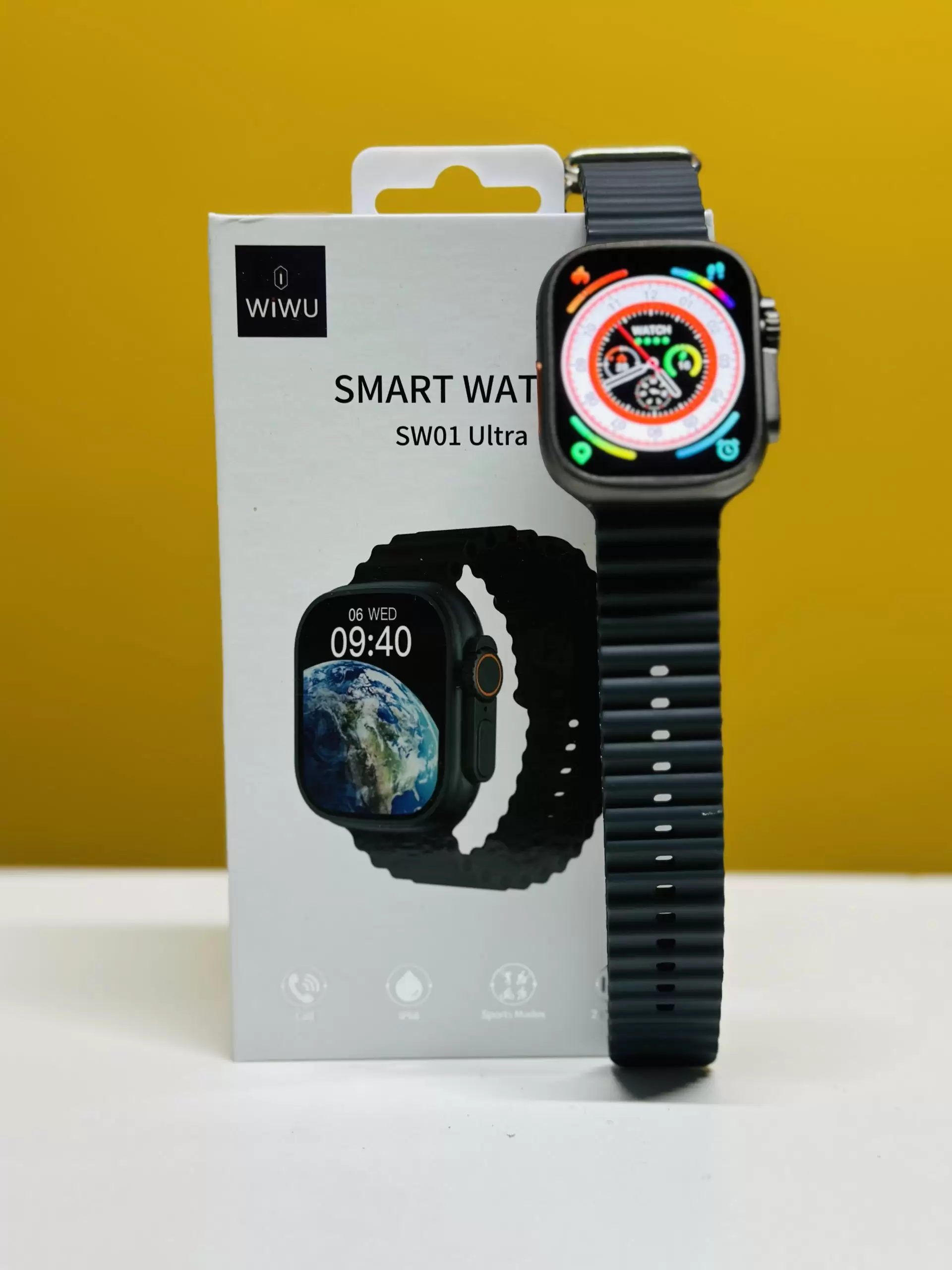 WiWu SW01 Ultra Bluetooth Calling Smart Watch (IP68, Sports Modes, 2.1″ HD IPS) thumbnail 3