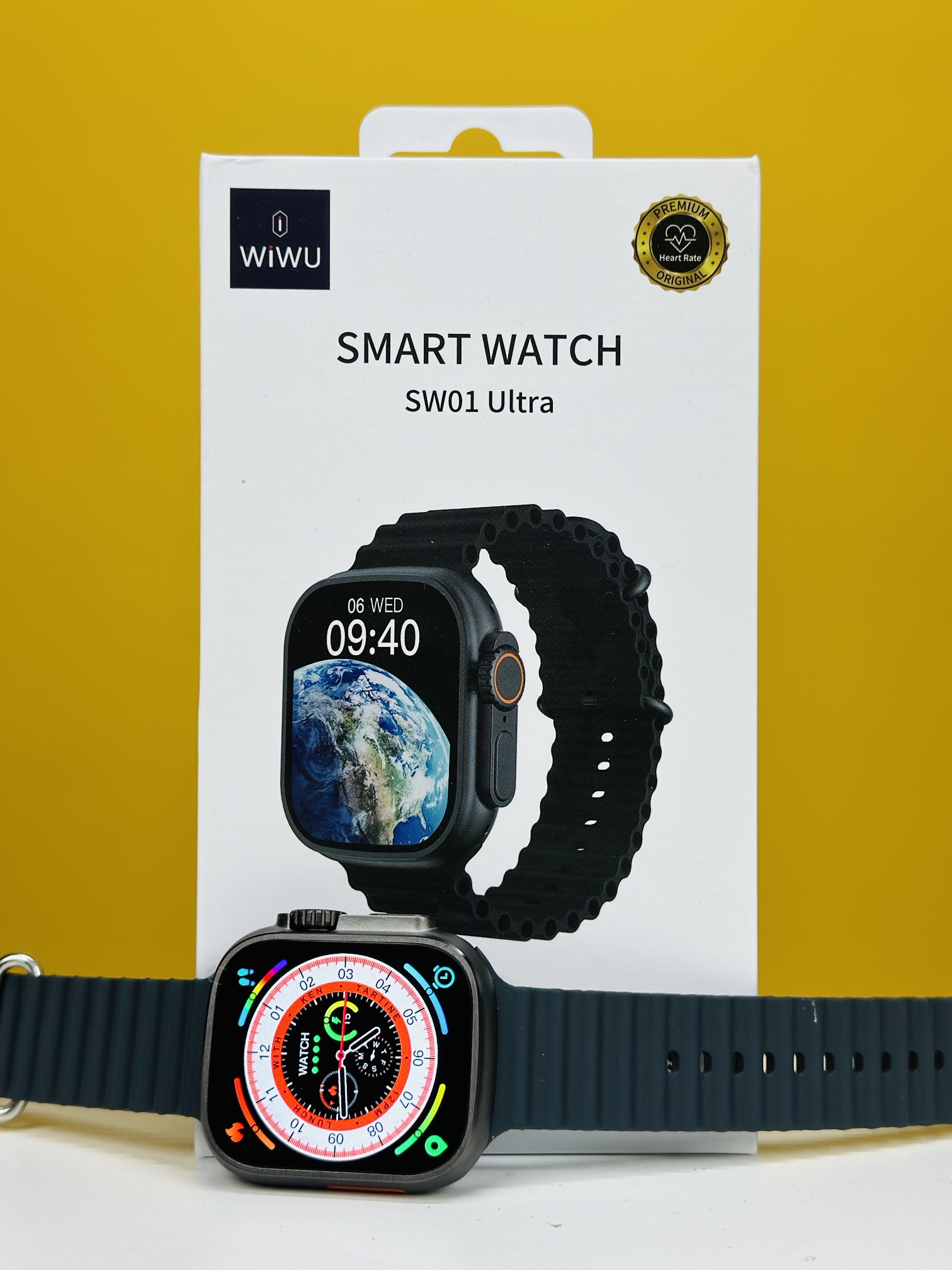 WiWu SW01 Ultra Bluetooth Calling Smart Watch (IP68, Sports Modes, 2.1″ HD IPS) thumbnail 4